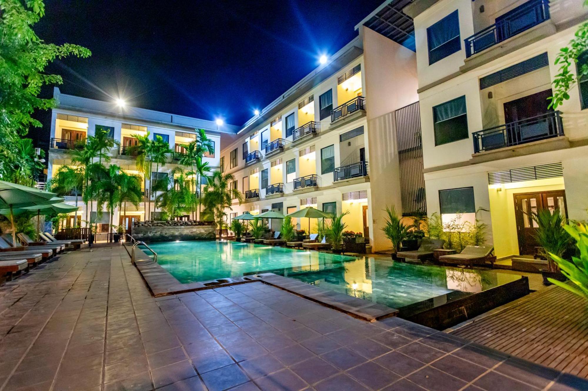 Green Amazon residencia Hotel Ciudad de Siem Riep Exterior foto