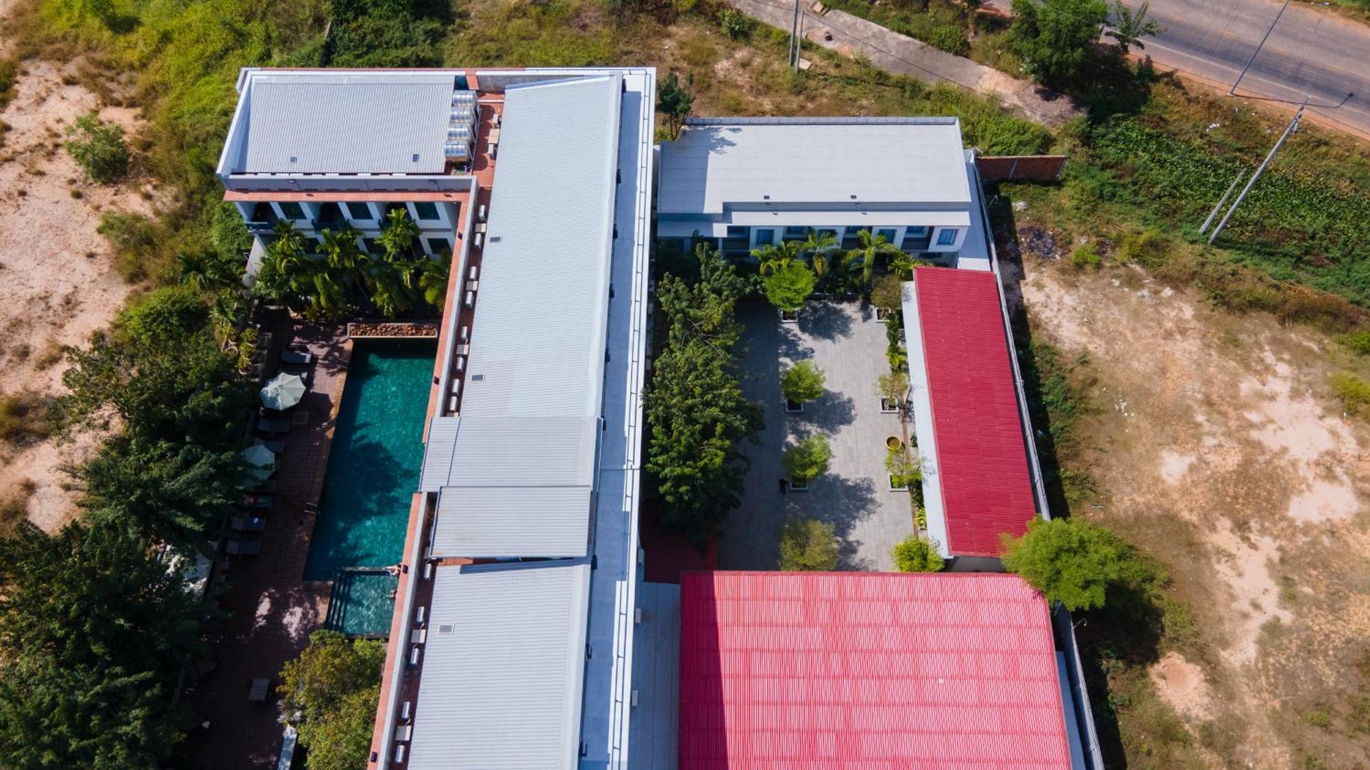 Green Amazon residencia Hotel Ciudad de Siem Riep Exterior foto